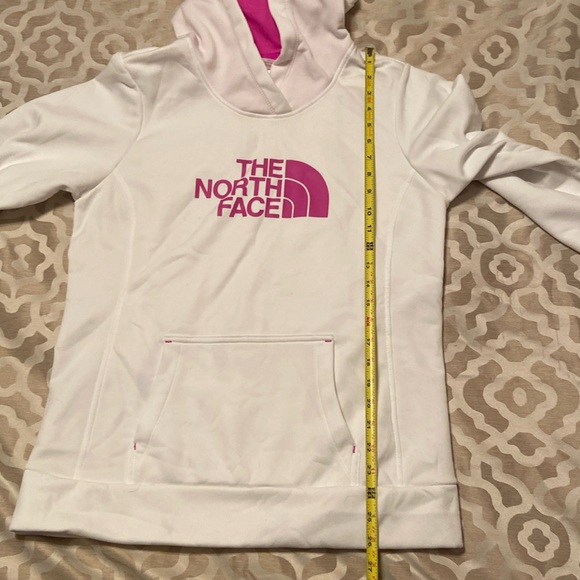 White and pink North Face sweatshirt - Picture 7 of 7